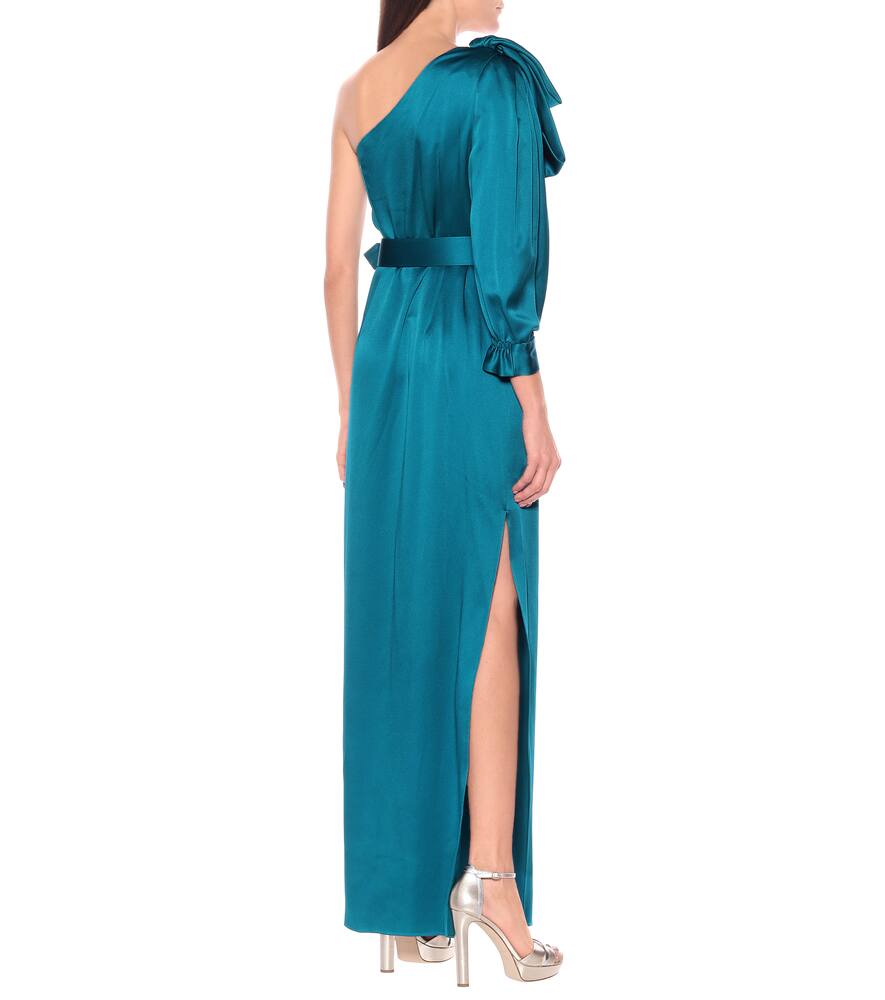 PETER PILOTTO ONE-SHOULDER SATIN GOWN,P00447104