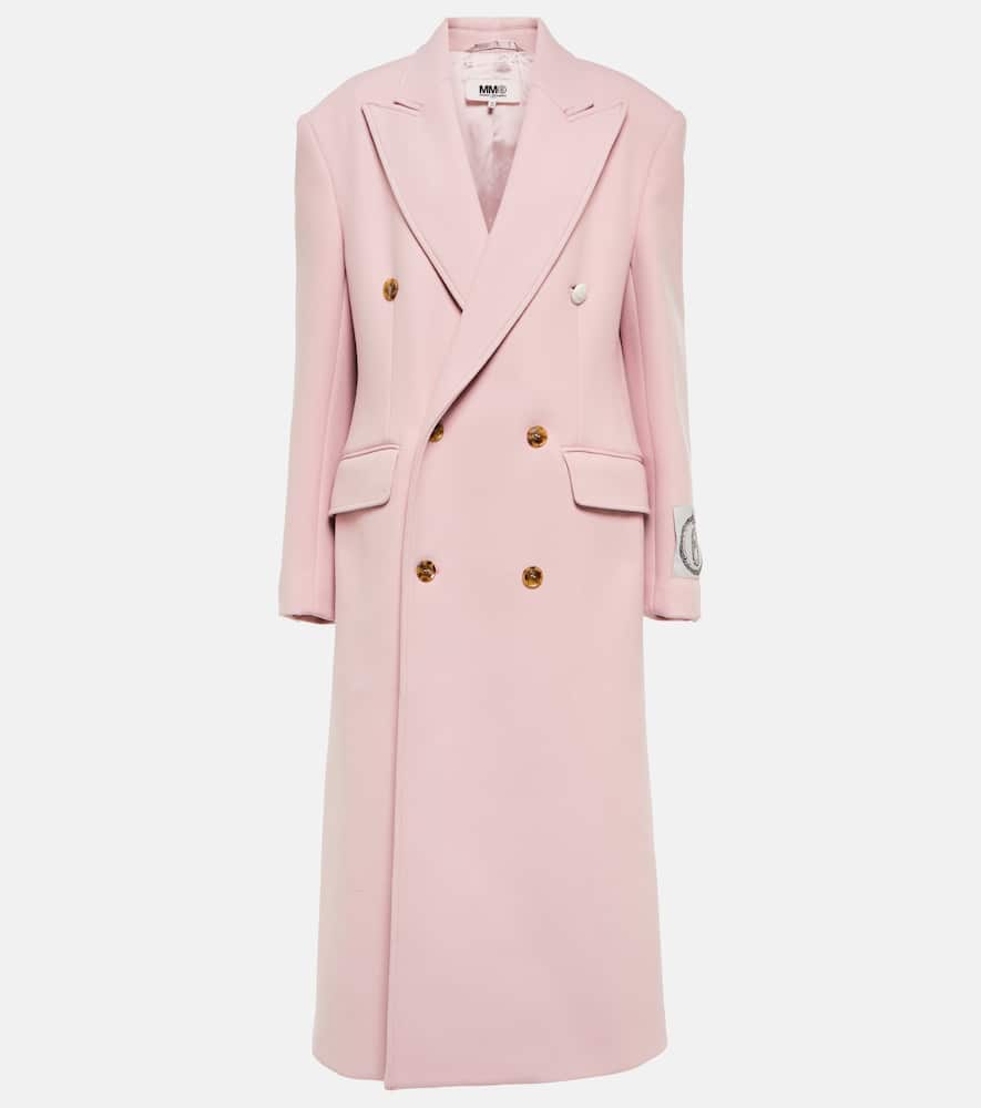 MM6 Maison Margiela Double-breasted wool-blend coat