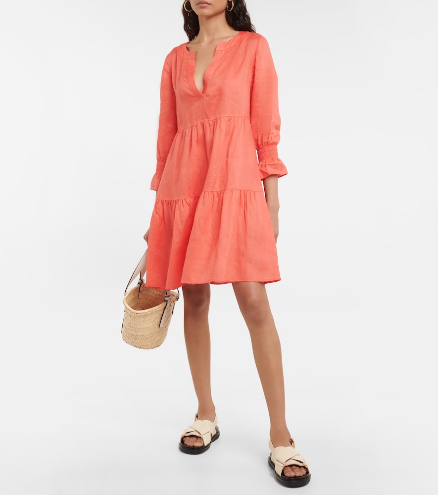  Heidi Klein Heidi Klein Moroccan Sands Linen Minidress 