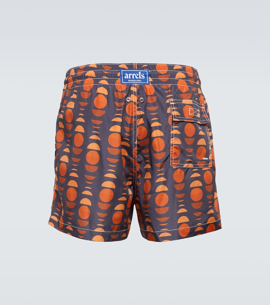 Shop Arrels Barcelona X Laura Berger Classic Swim Shorts In Sun Fragments