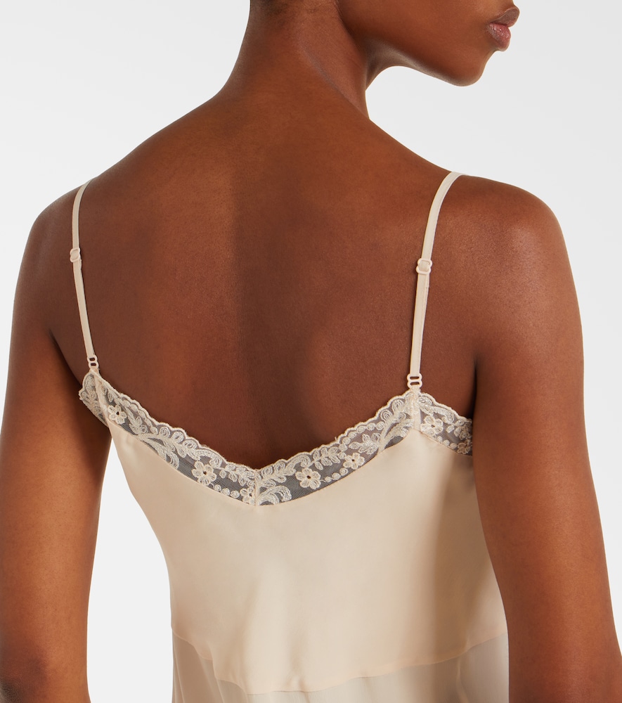  Simone Rocha Simone Rocha Slipdress Aus Crêpe De Chine 