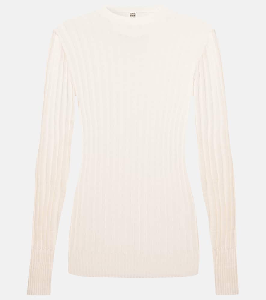 Toteme Rib-knit virgin wool sweater