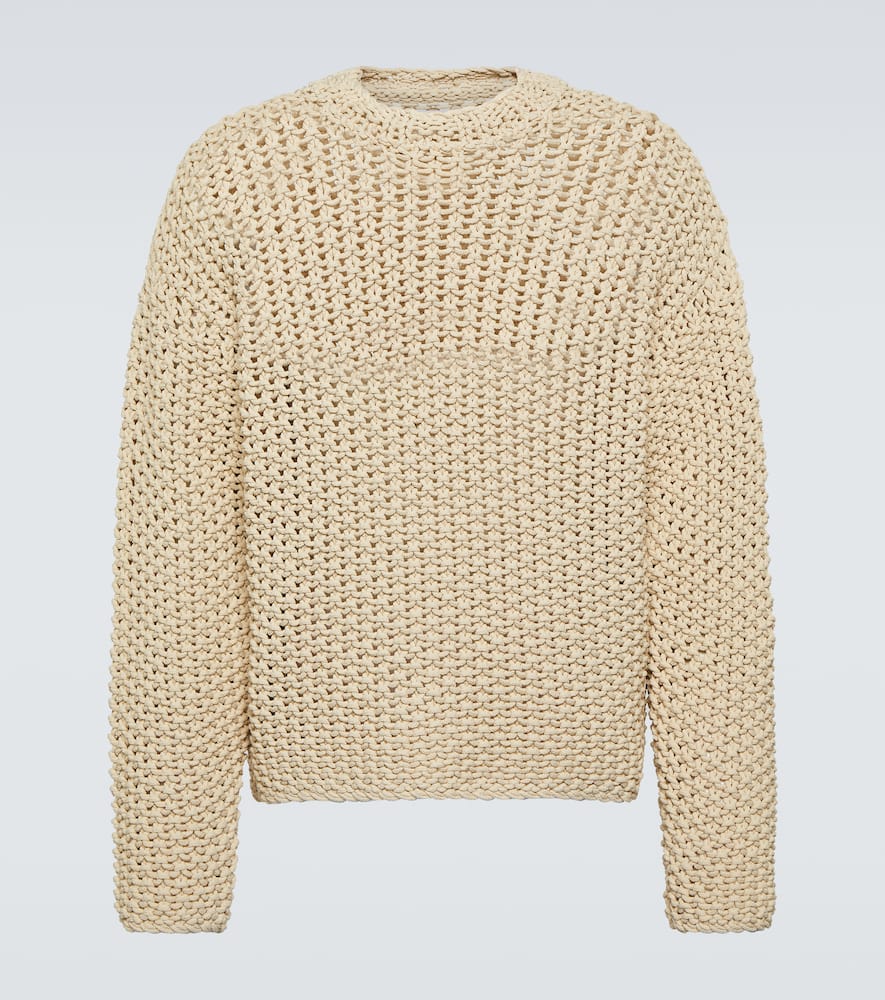 Stone Island Neutral Logo-print Sweater In Beige