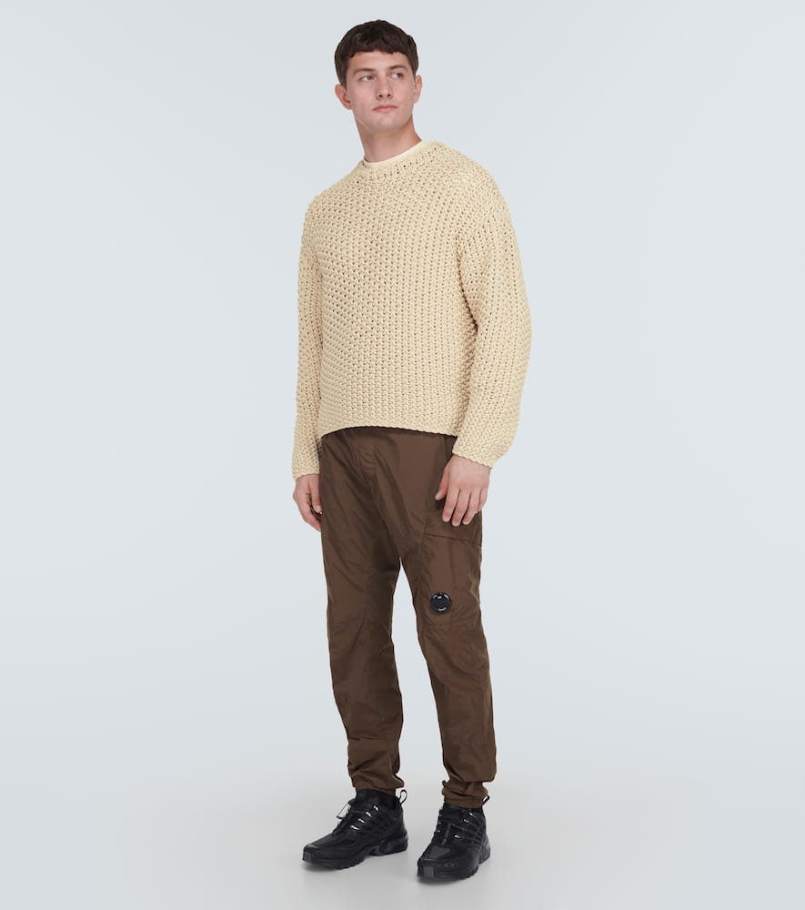 Stone Island Neutral Logo-print Sweater In Beige