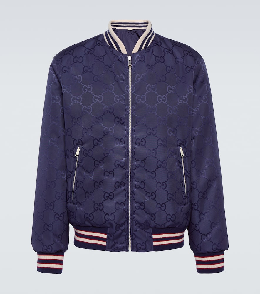 Reversible GG jacket