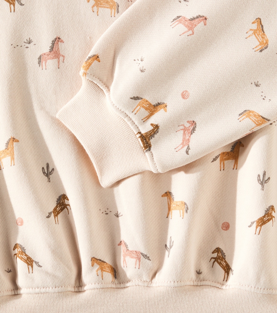  Rylee + Cru Rylee + Cru Bedrucktes Sweatshirt Aus Jersey 
