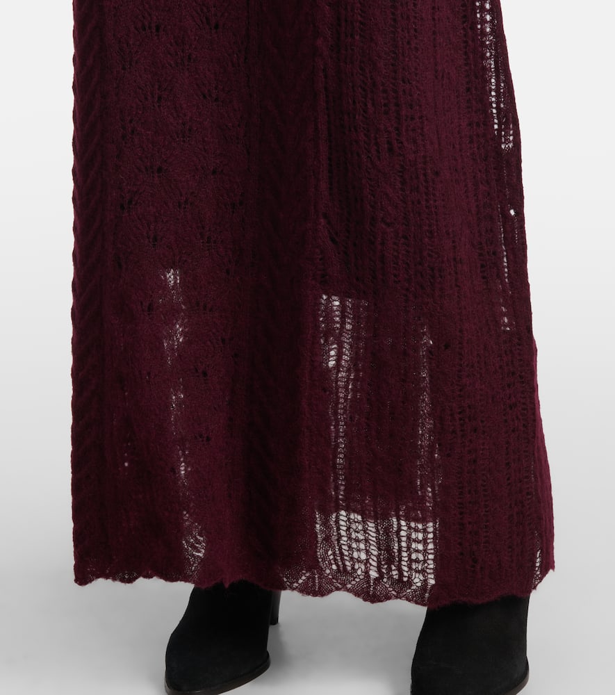 Ulla Johnson Kassia open-knit wool-blend maxi dress