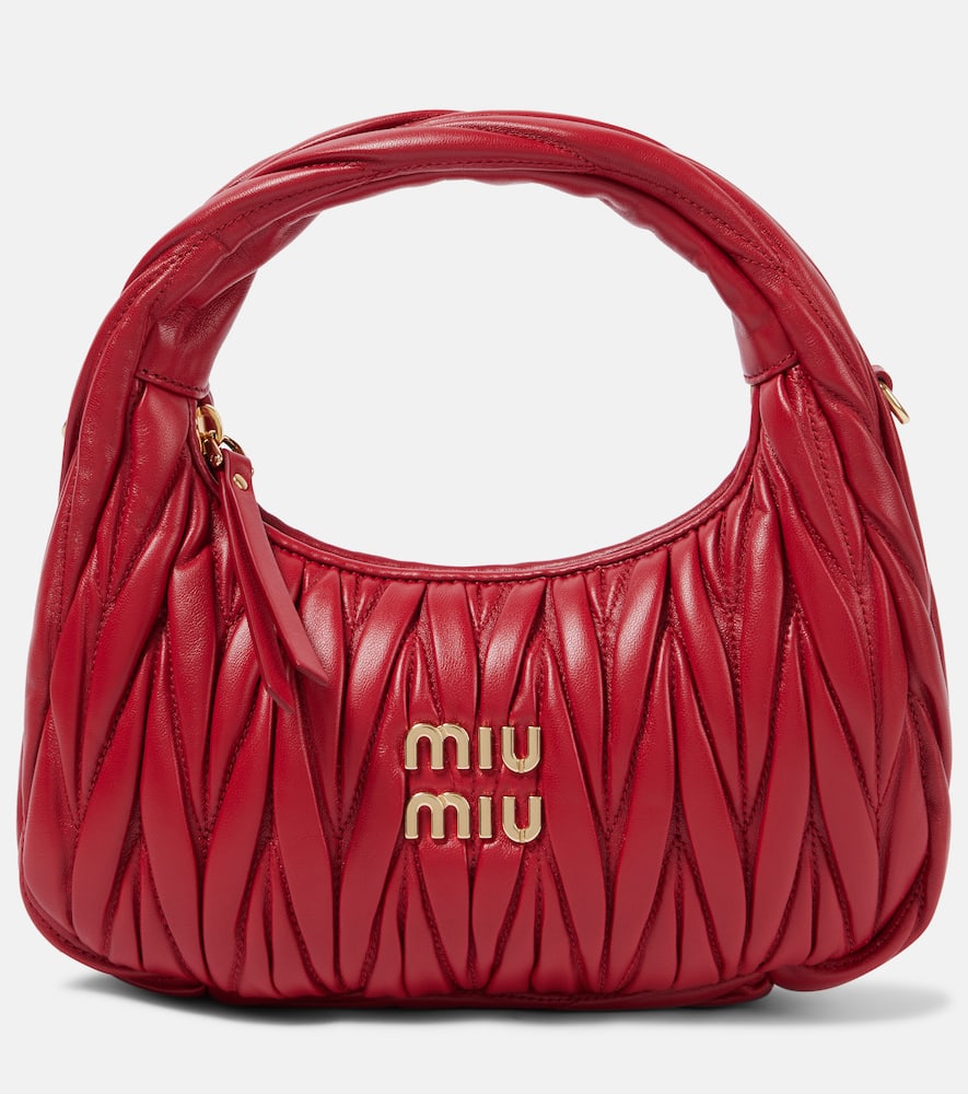 Miu Miu Red Miu Wander Bag In Red