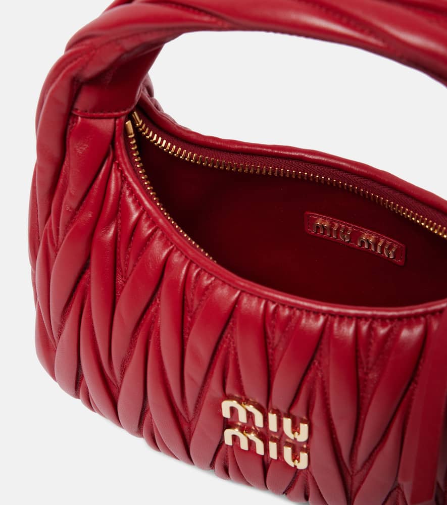 Miu Miu Red Miu Wander Bag In Red
