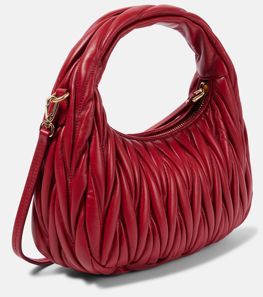 Miu Miu Red Miu Wander Bag In Red
