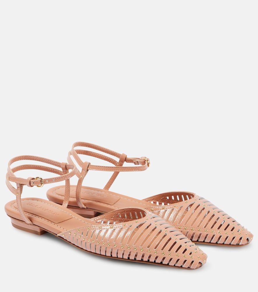 Violette leather flats