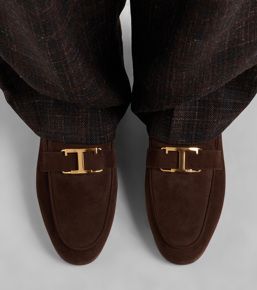 Tod's T Timeless suede loafers