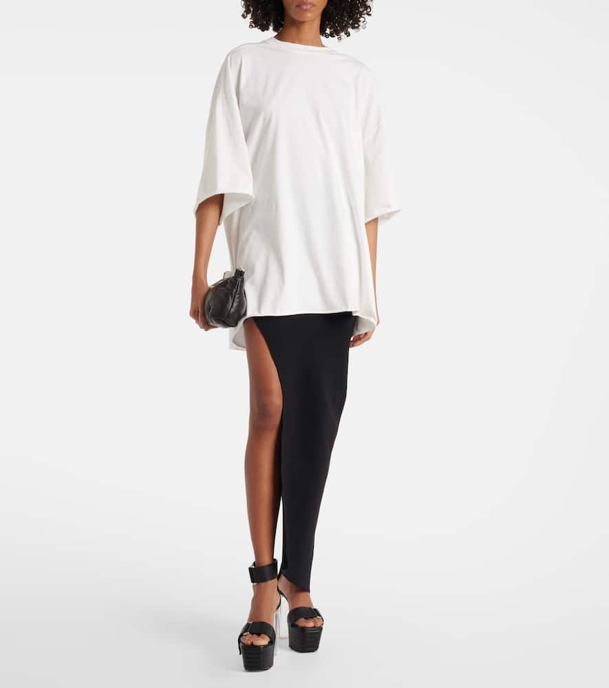 Rick Owens Tommy Cotton Jersey T-shirt In White