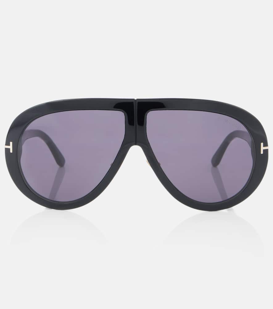 Tom Ford Troy Aviator Sunglasses In Black