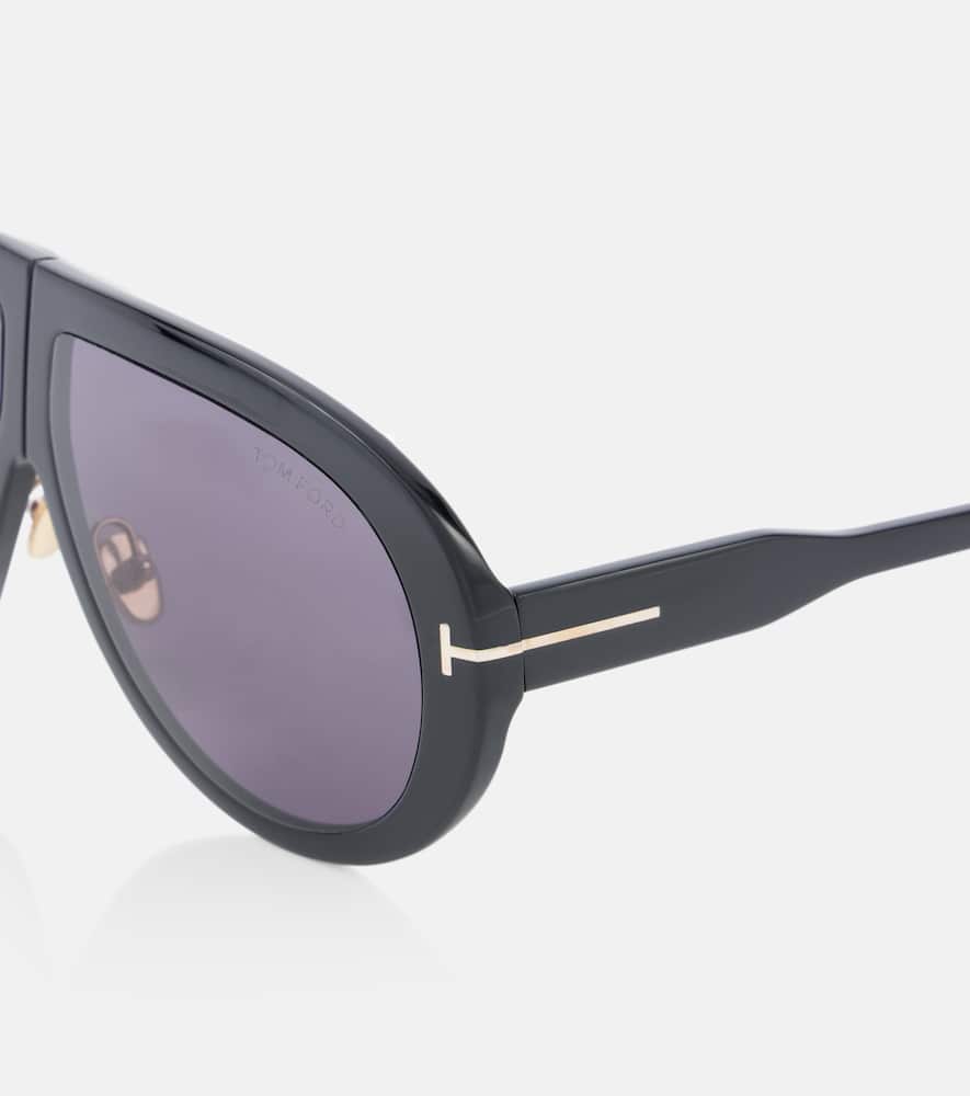 Tom Ford Troy Aviator Sunglasses In Black