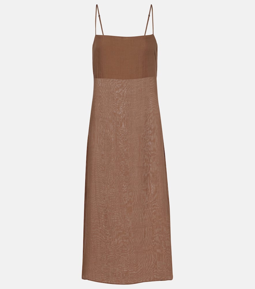 Niko ramie midi dress