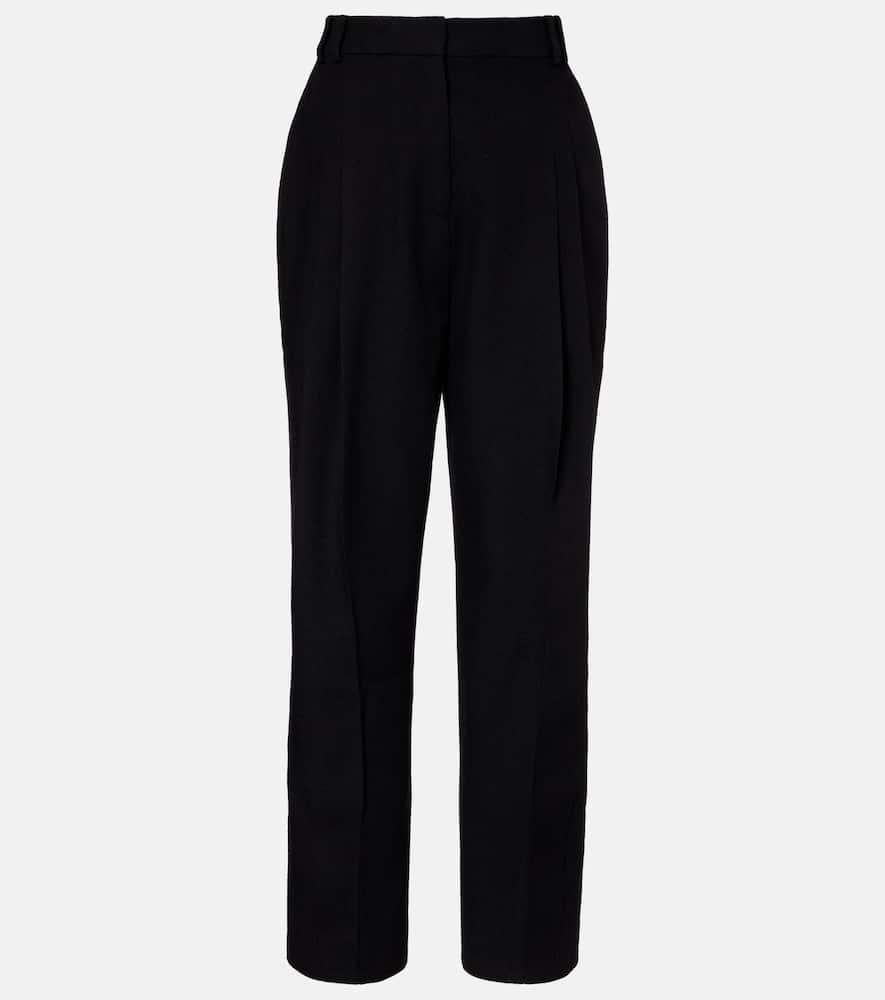 Tove Robena Virgin Wool Straight Pants In Black