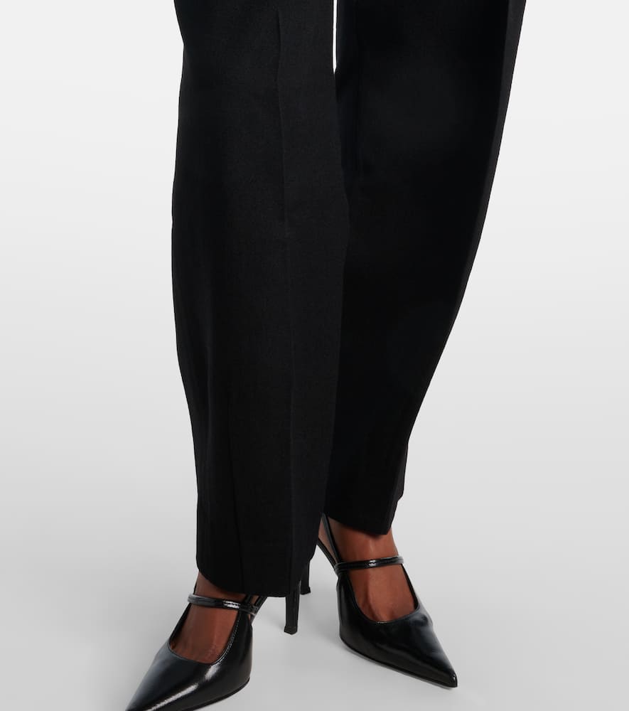 Tove Robena Virgin Wool Straight Pants In Black