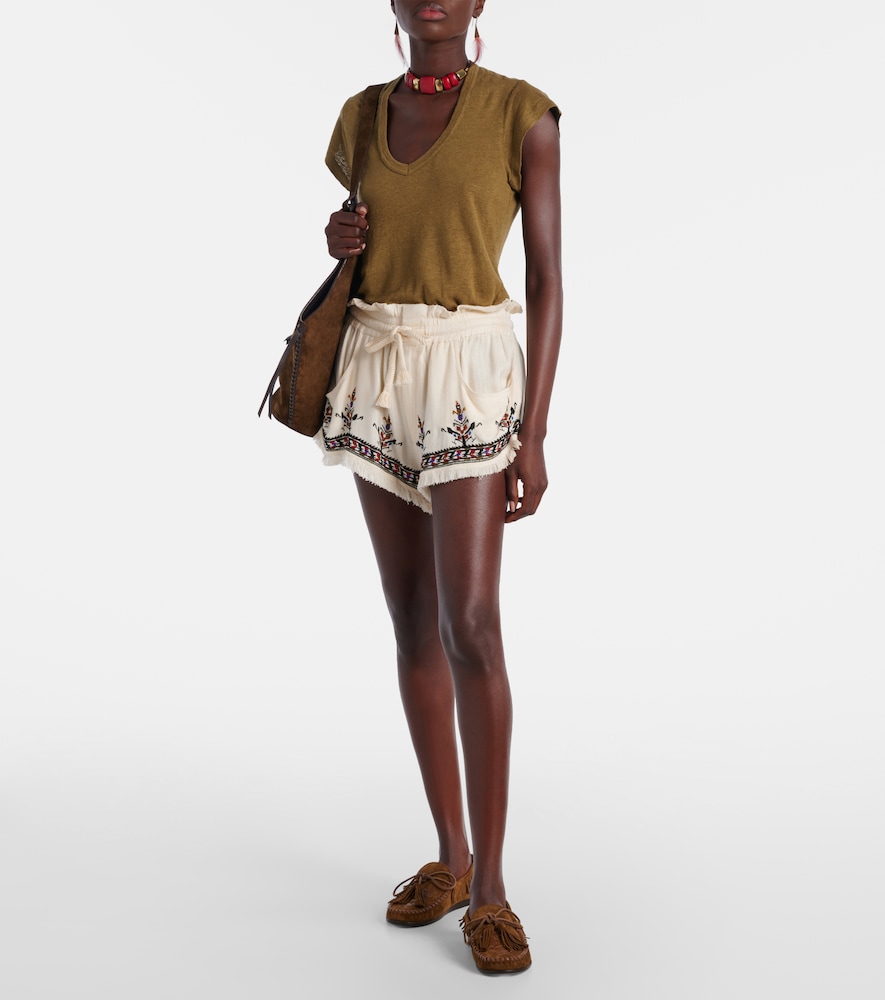  Marant Etoile Marant Etoile T-shirt Aus Leinen 