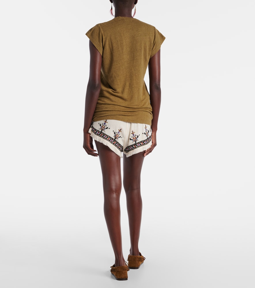  Marant Etoile Marant Etoile T-shirt Aus Leinen 