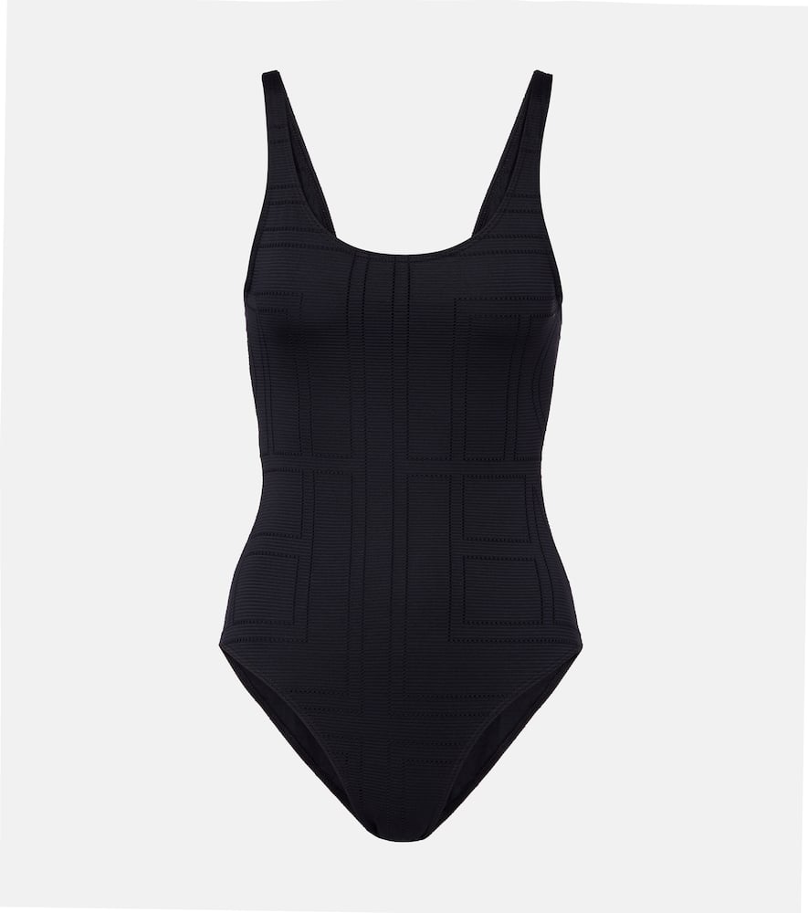 Monogram jersey swimsuit