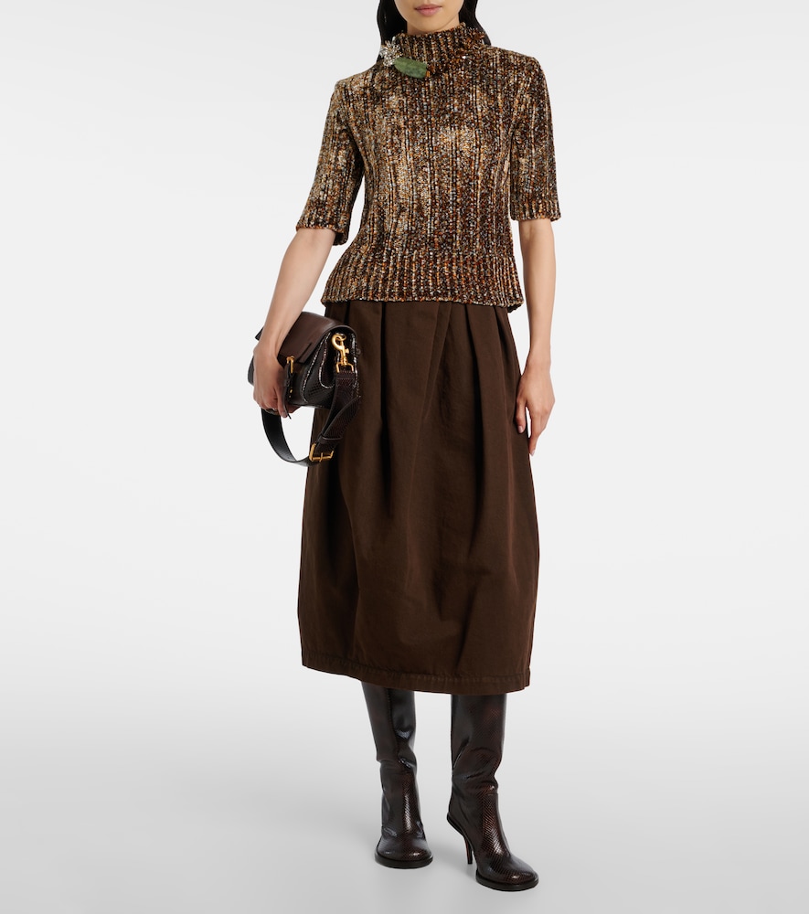 Dries Van Noten Dries Van Noten Midirock Aus Denim 