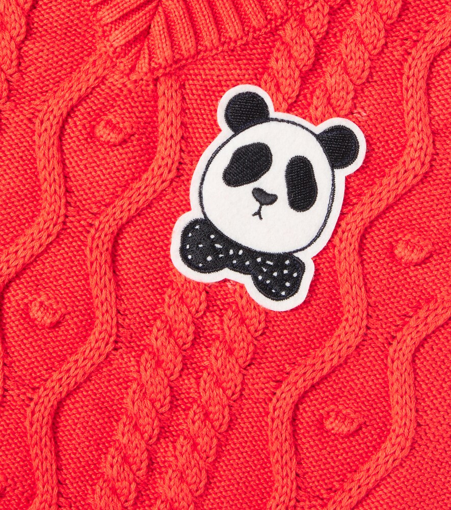  Mini Rodini Mini Rodini Pullunder Panda Aus Baumwolle 