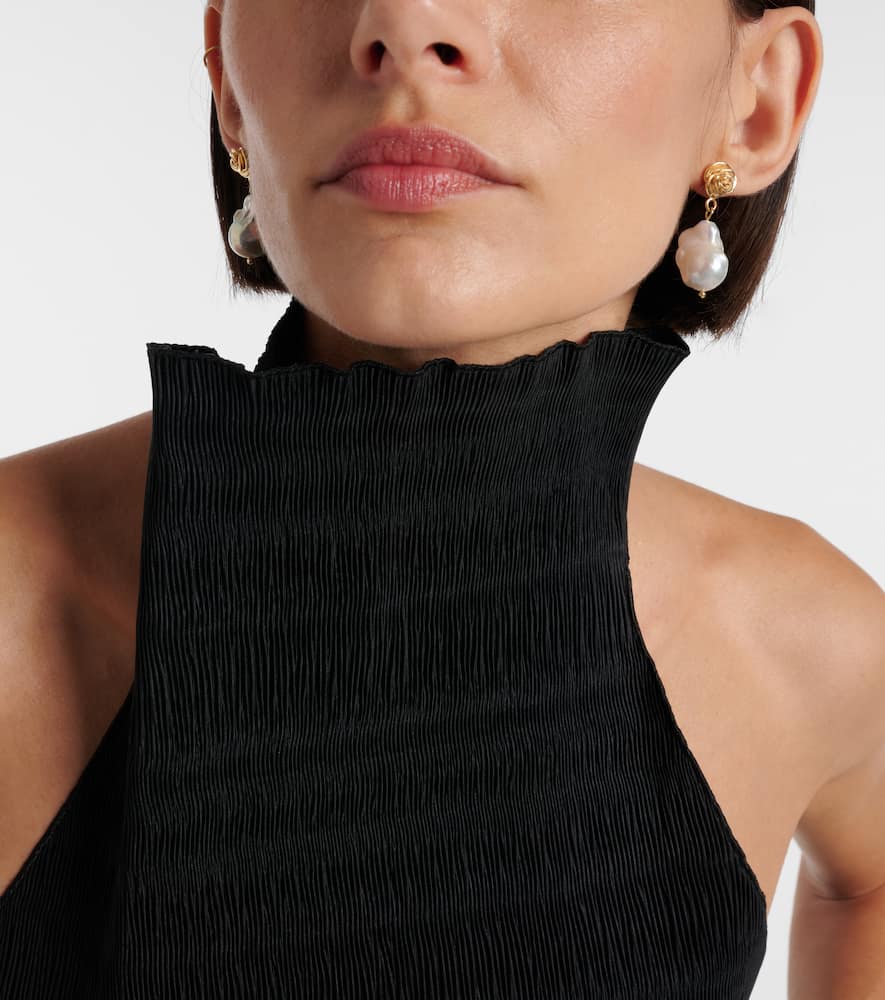 Magda Butrym Baroque Pearl Gold-plated Drop Earrings In Gold