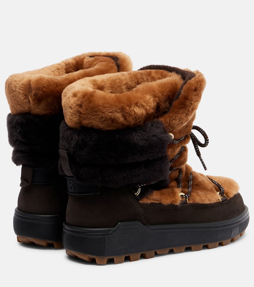 Bogner Chamonix 10 Suede Ankle Boots In Brown