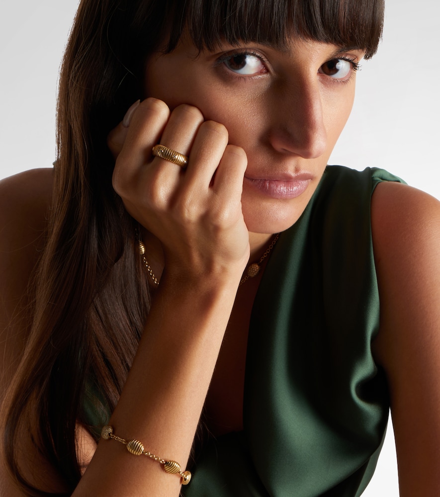 Pamela Zamore Pamela Zamore Clio Small 18kt Gold Ring With Diamonds 