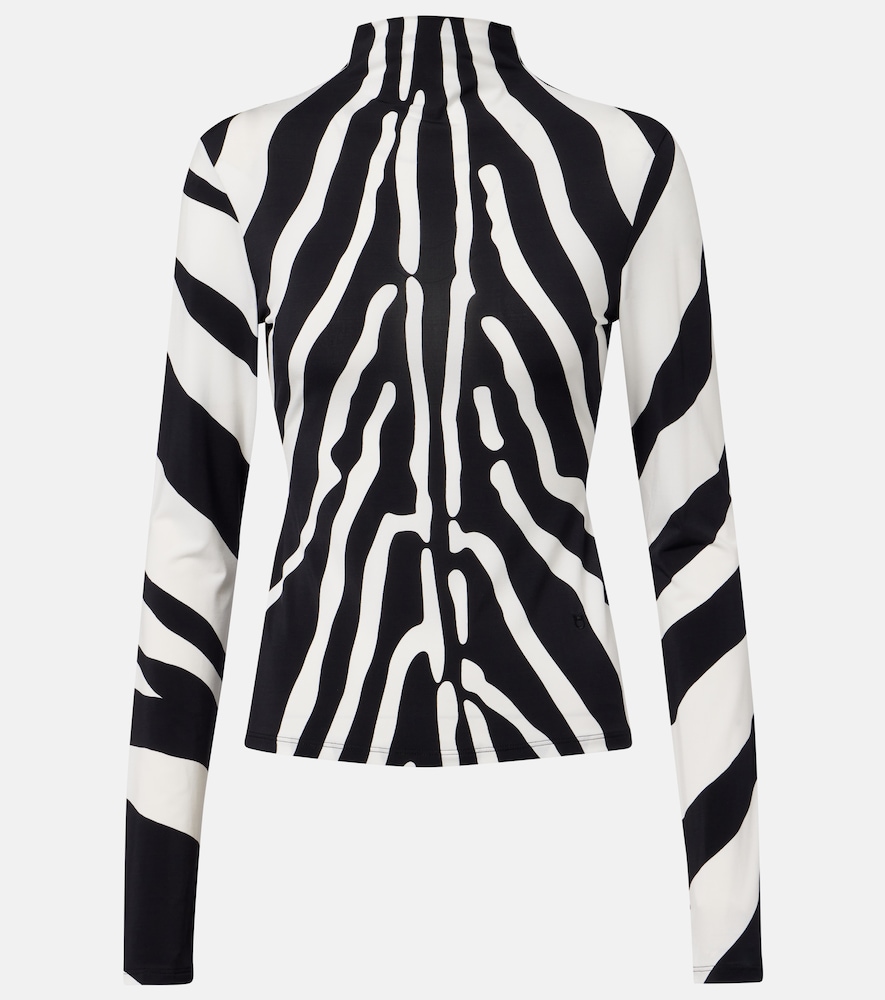 Ferragamo Top à motif zébré