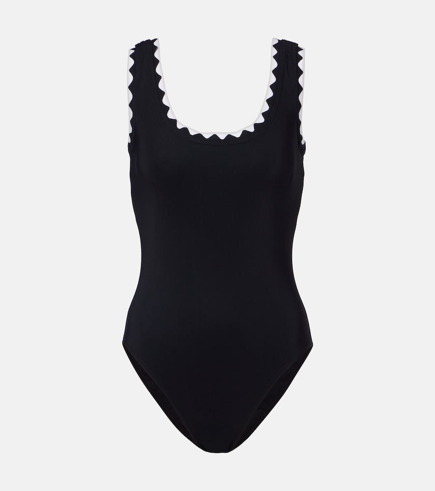 Karla Colletto Lia scalloped swimsuit