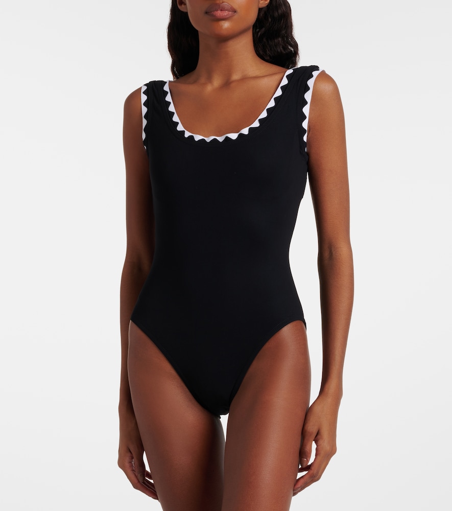 Karla Colletto Lia scalloped swimsuit