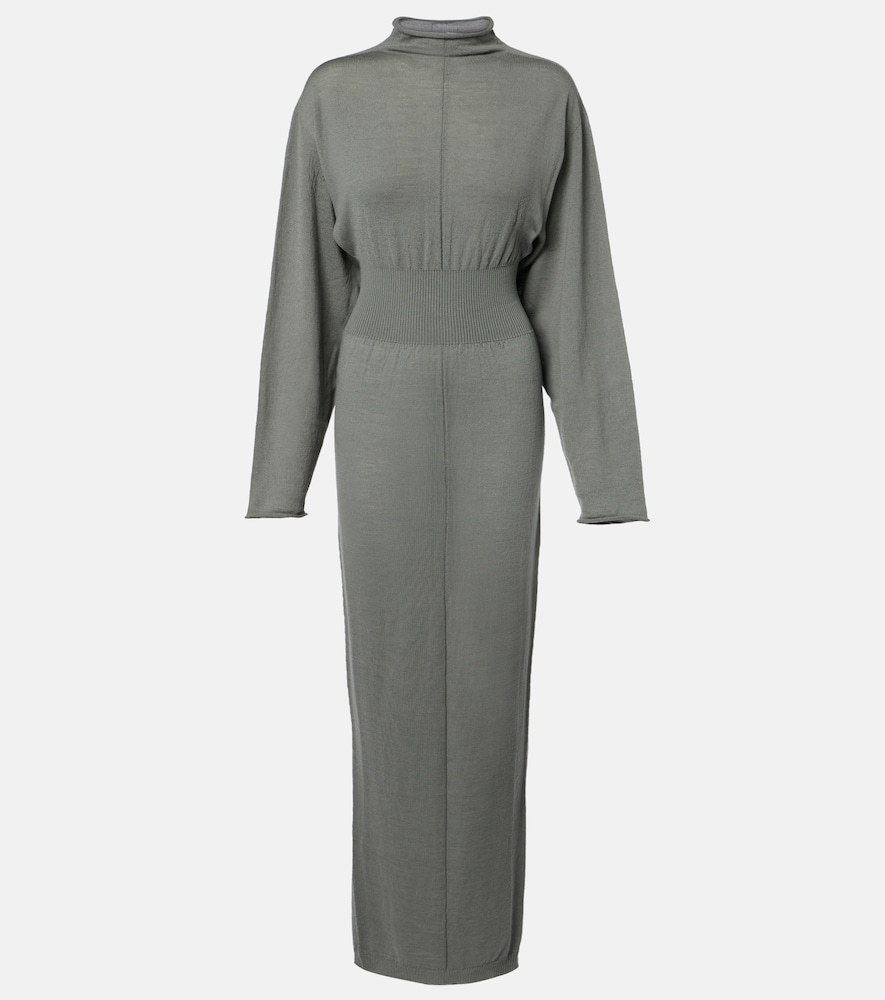 Rick Owens Con virgin wool maxi dress