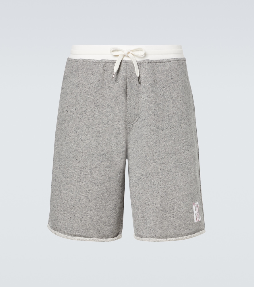 Brunello Cucinelli Men's Grey Cotton And Linen Jersey Shorts UK Size 38 - Mytheresa