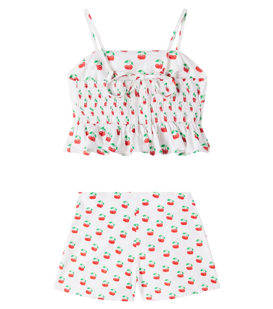  Fabula Fábula Set De Top Y Falda De Algodón Estampada 