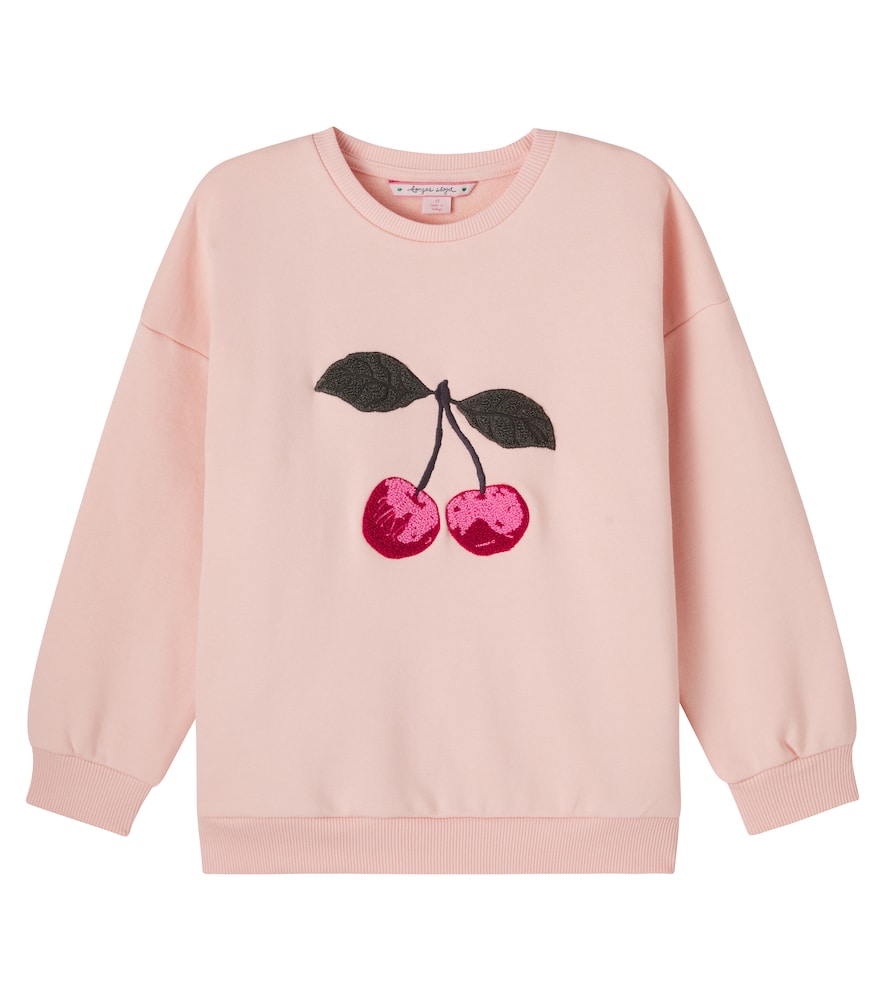 Konges Slojd Pink Lou Cotton-Blend Jersey Sweatshirt Y Size 4 - Mytheresa
