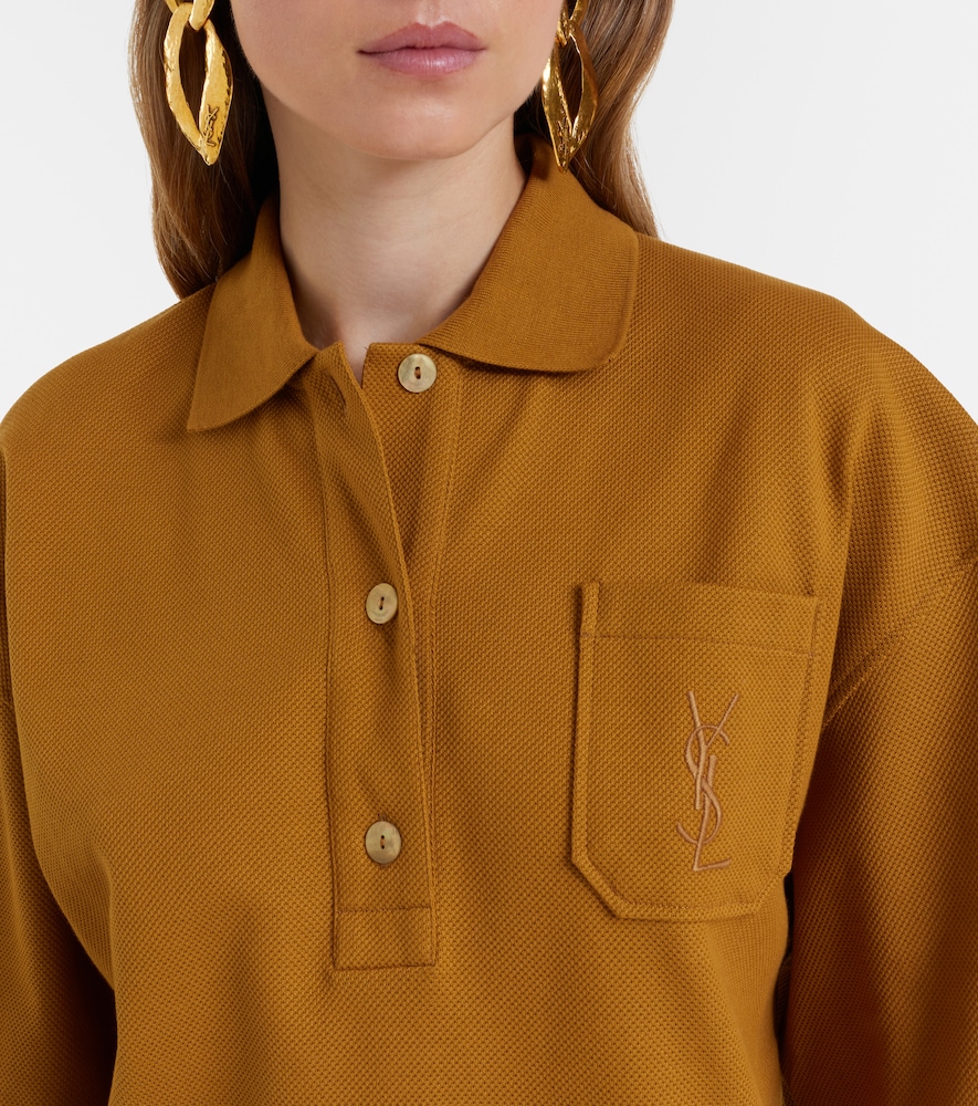  Saint Laurent Saint Laurent Polo Cassandre De Algodón 