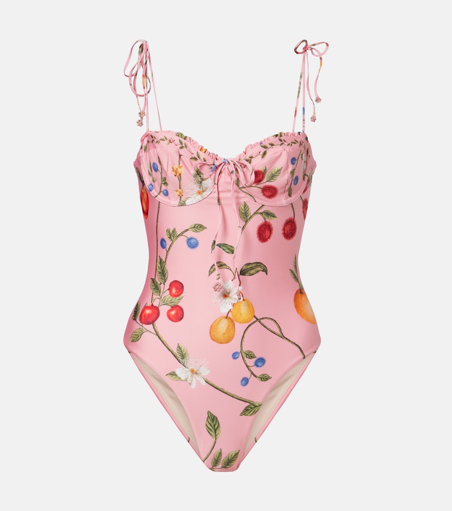Agua by Agua Bendita Ébano printed swimsuit