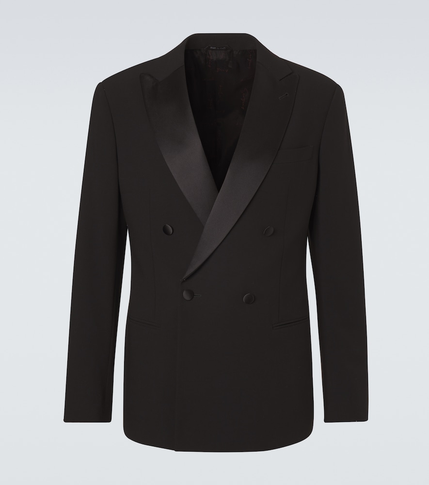 Giorgio Armani Veste de smoking en laine vierge 2740$