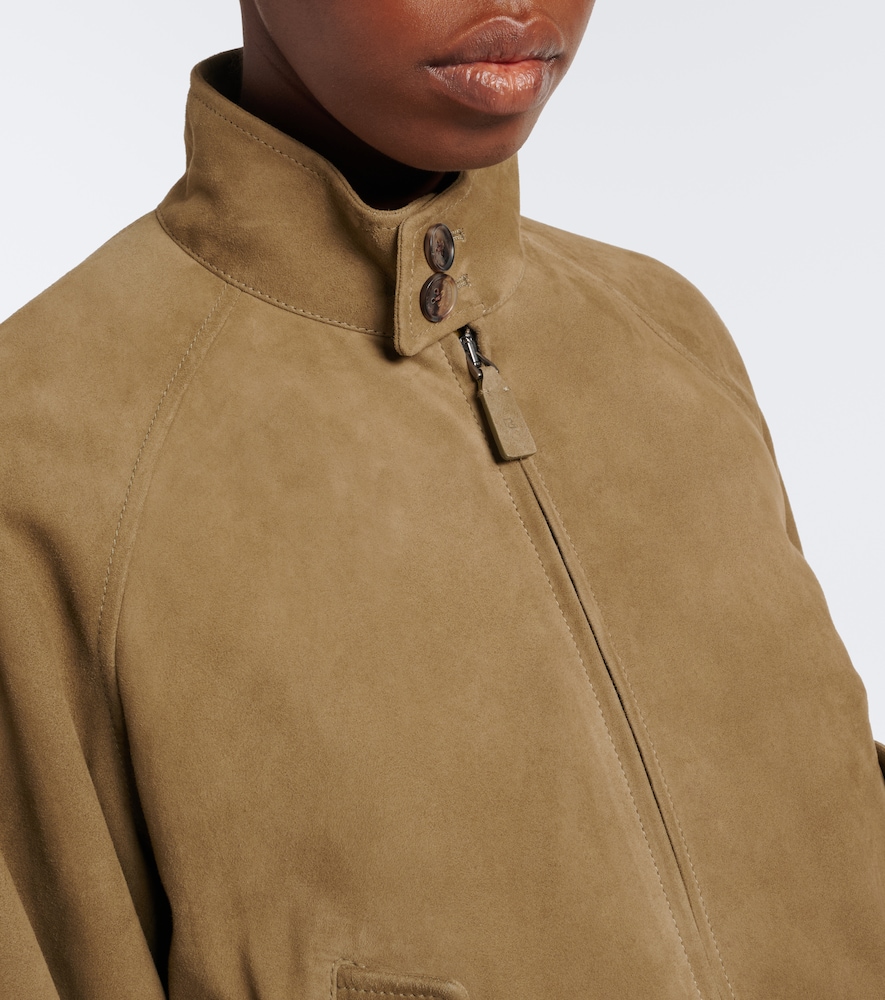 Collection Suede Bomber Jacket