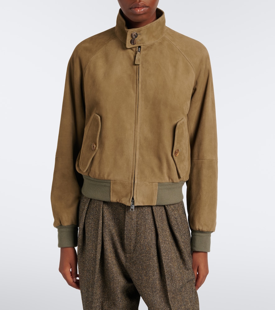 Collection Suede Bomber Jacket