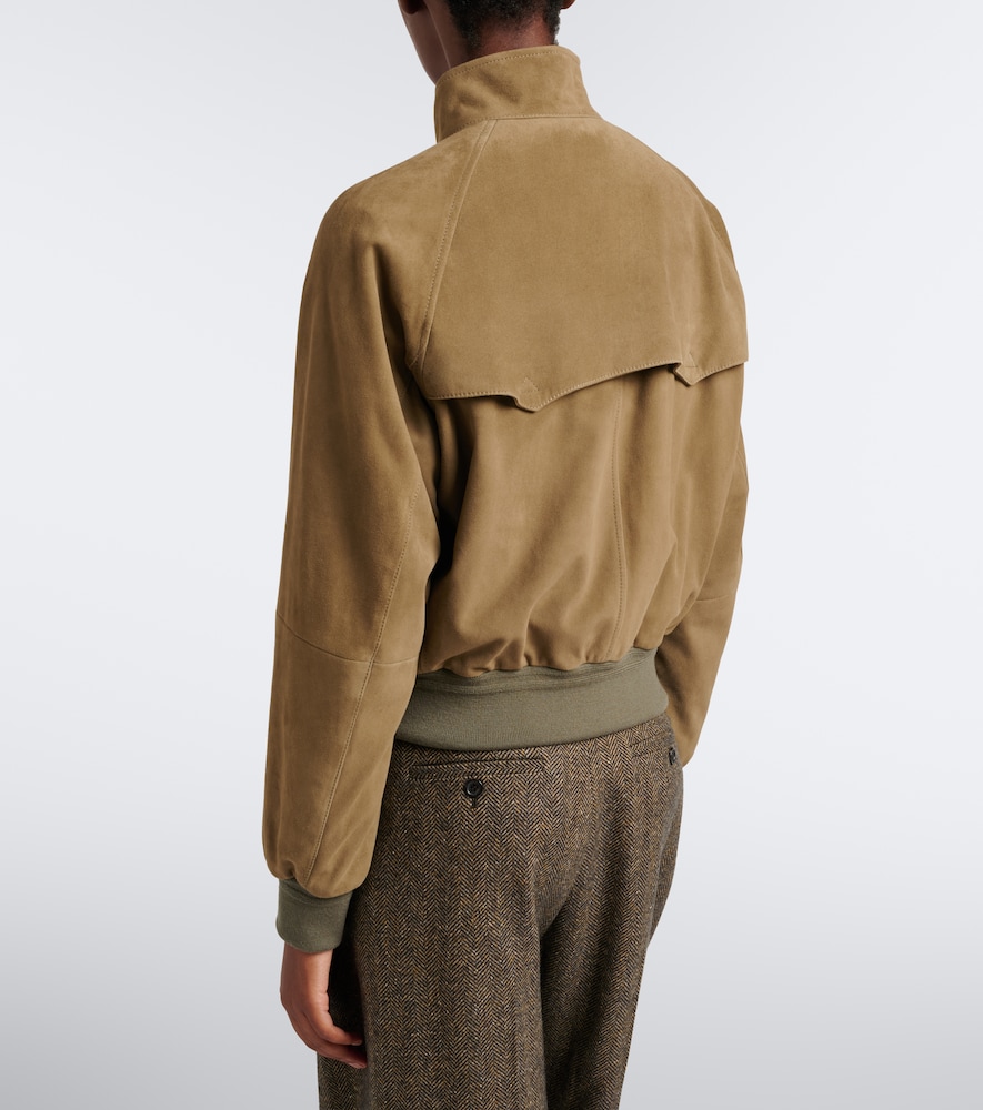 Collection Suede Bomber Jacket