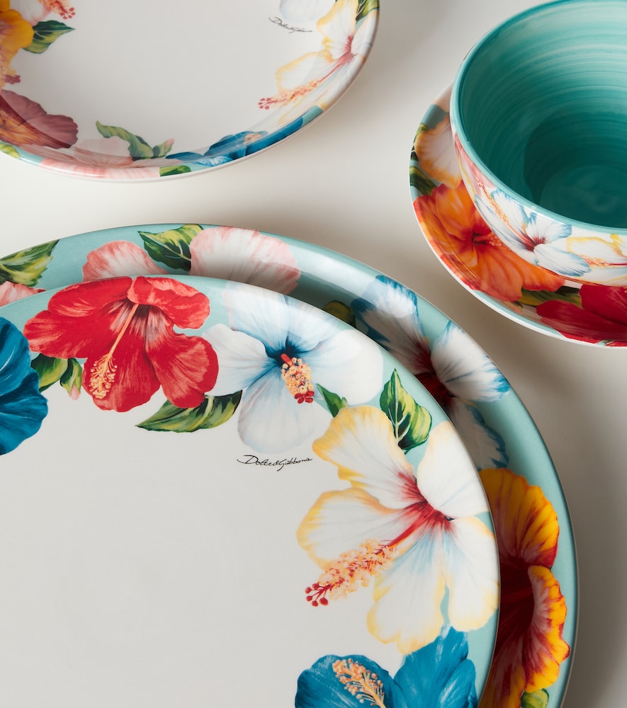  Dolce&gabbana Casa Dolce&gabbana Casa Floral Ceramic Dinner Plate 