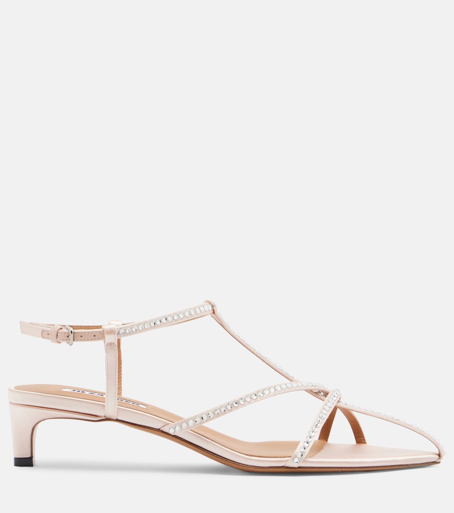 Cage Crystal-Embellished Sandals