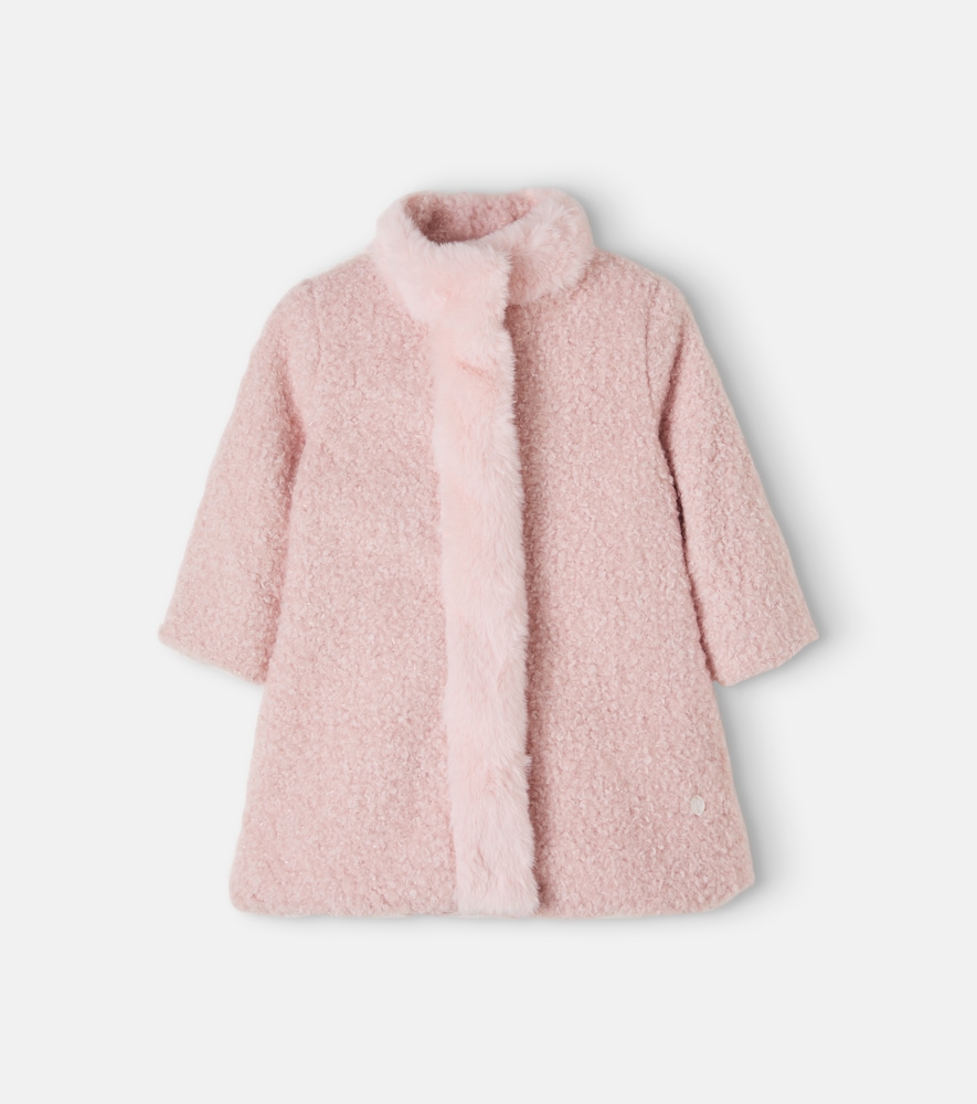 Baby Mantel aus Bouclé