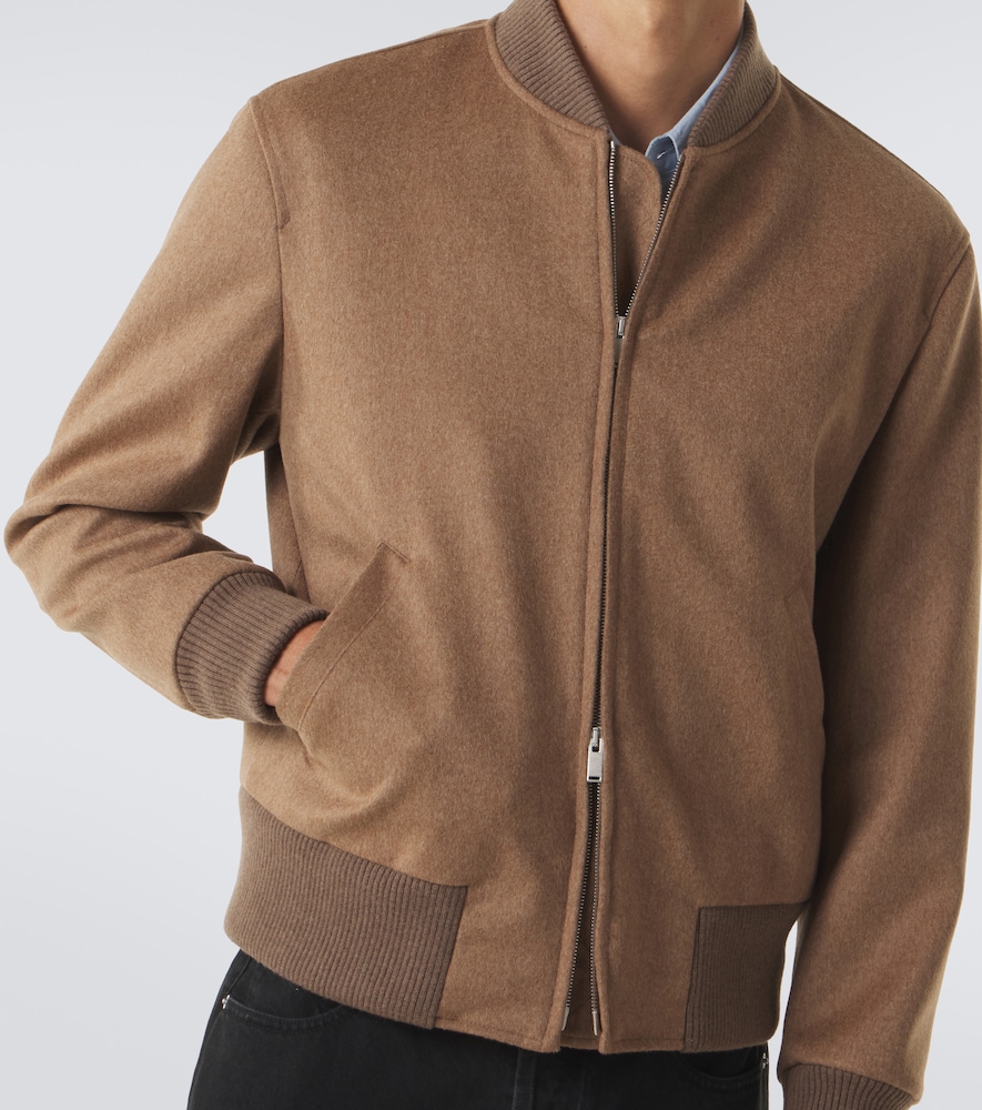 Virgin Wool Bomber Jacket