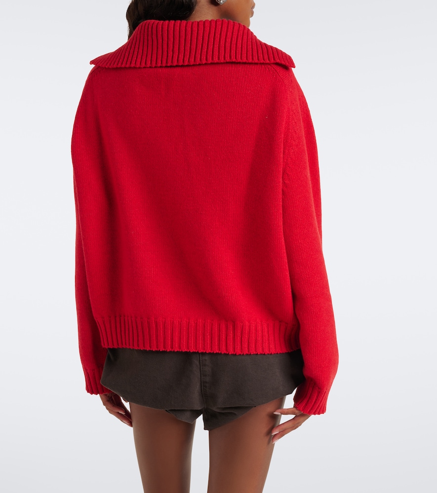 And Cashmere Polo Sweater