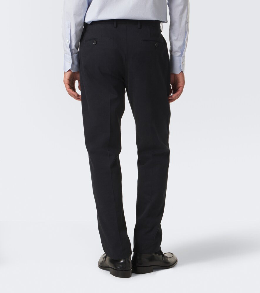 Cotton And Cashmere Slim Pants