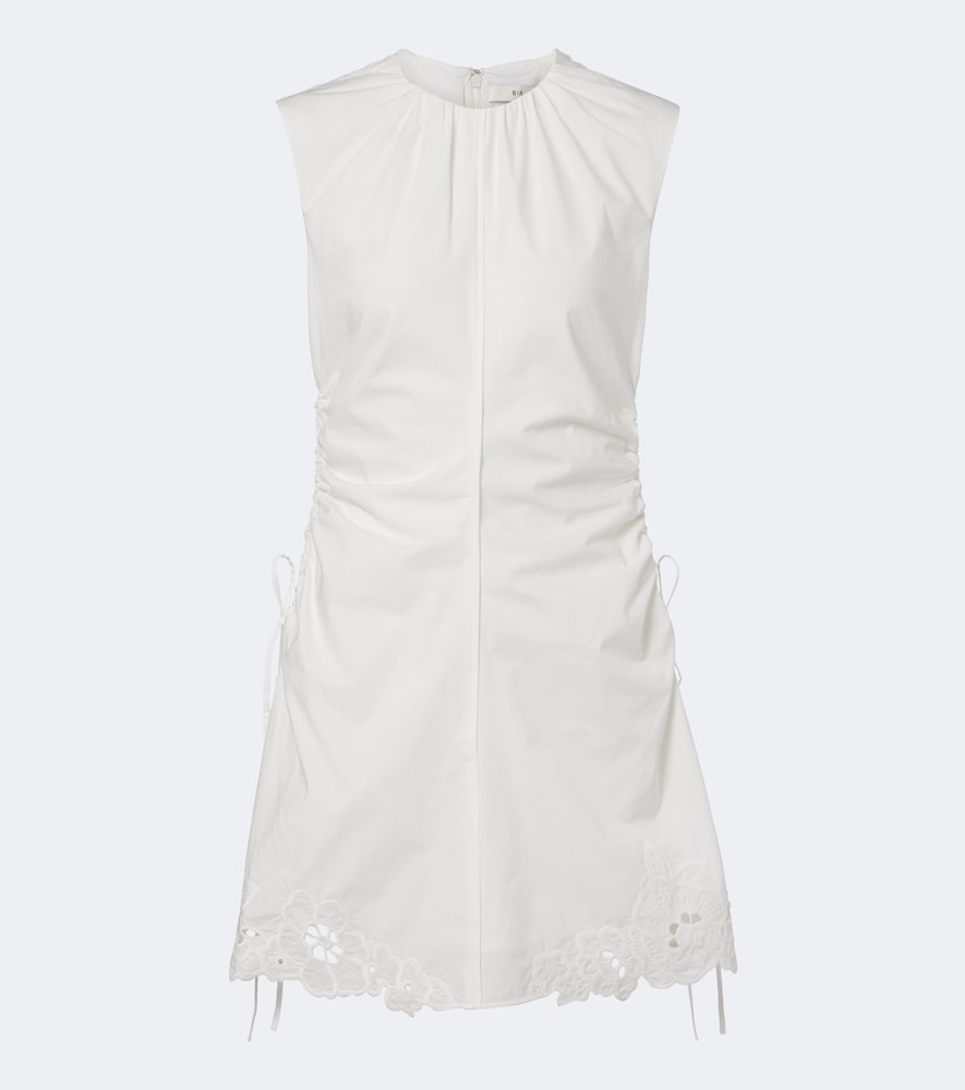 SIR Klara ruched cotton minidress